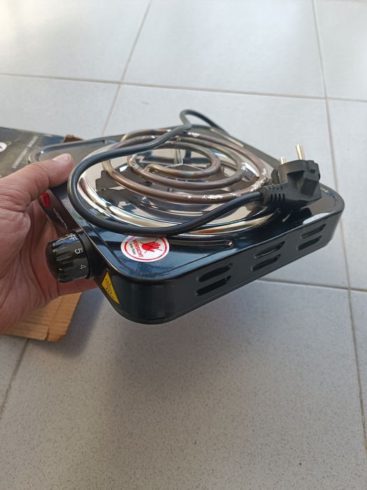 Aquecedor elétrico para cozinhar e aquecer, tem muitas utilidades