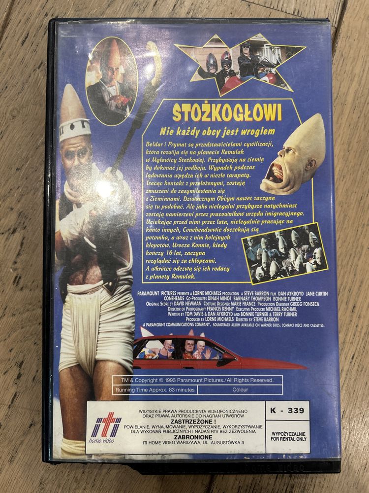 Stożkogłowi Dan Aykroyd VHS
