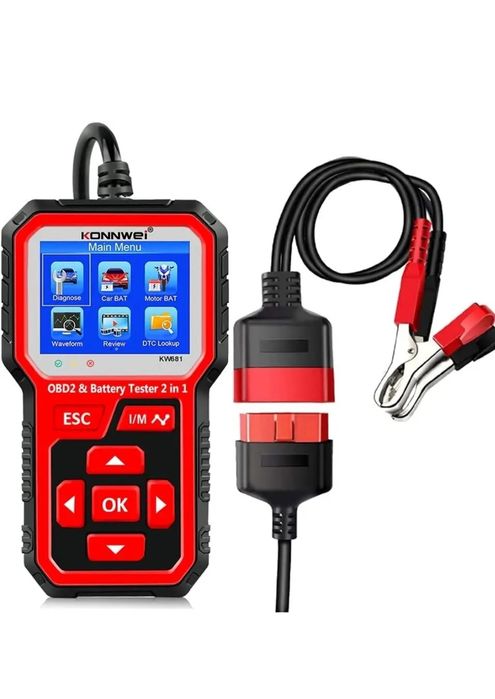Konnwei kw 681 сканер+ тестер