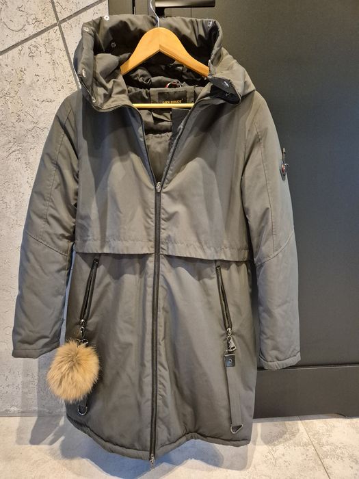 Kurtka puchowa jenot khaki S