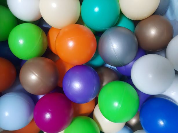 Кульки, м'ячики для сухого басейну манежу 100 шт