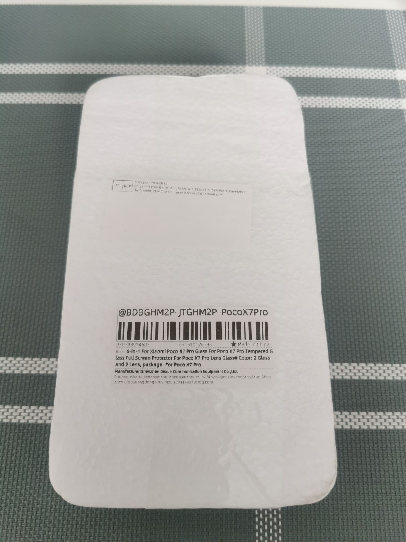 Etui i szkło hartowane poco X7 pro
