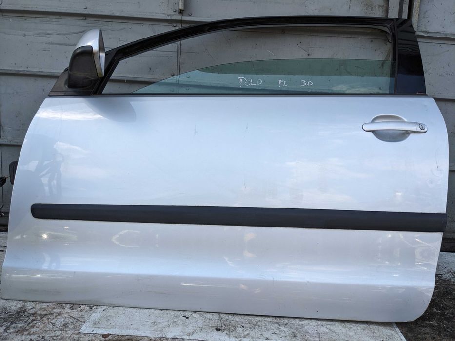 VW Polo 9N IV 3D Drzwi Lewy Przód Lewe Przednie Lakier LA7W