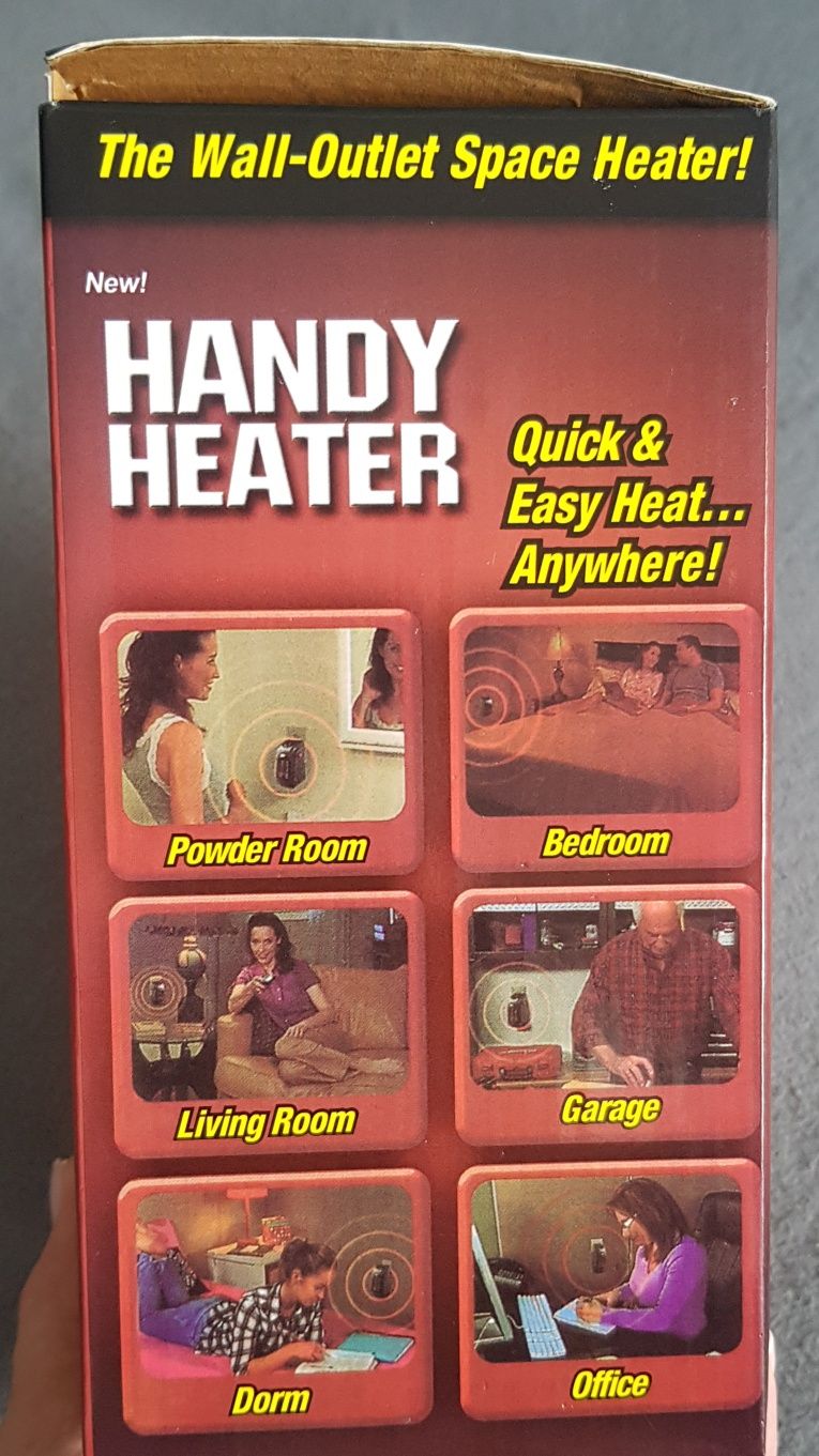Grzejnik ścienny mini, termowentylator
