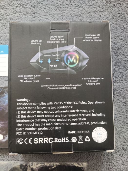 Intercom do hulajnogi elektrycznej