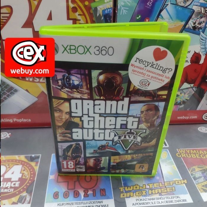 Grand Theft Auto V Gra Xbox 360