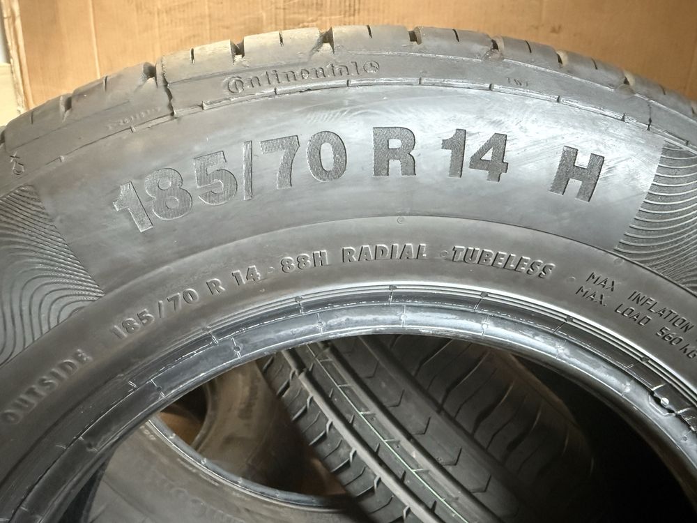 NOWE! Kpl opon letnich CONTINENTAL ContiPremiumContact 5 185/70R14