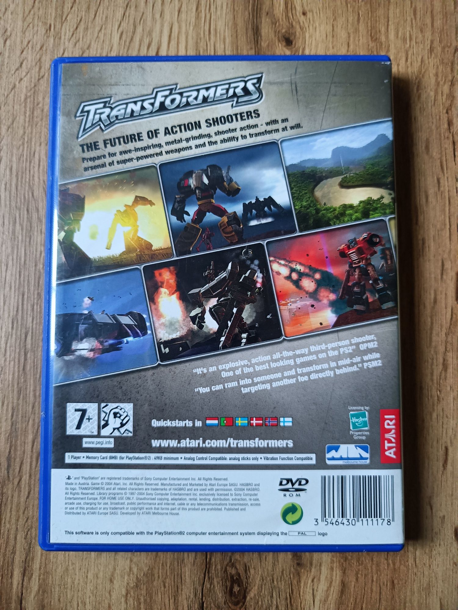 Gra Transformers na PS2