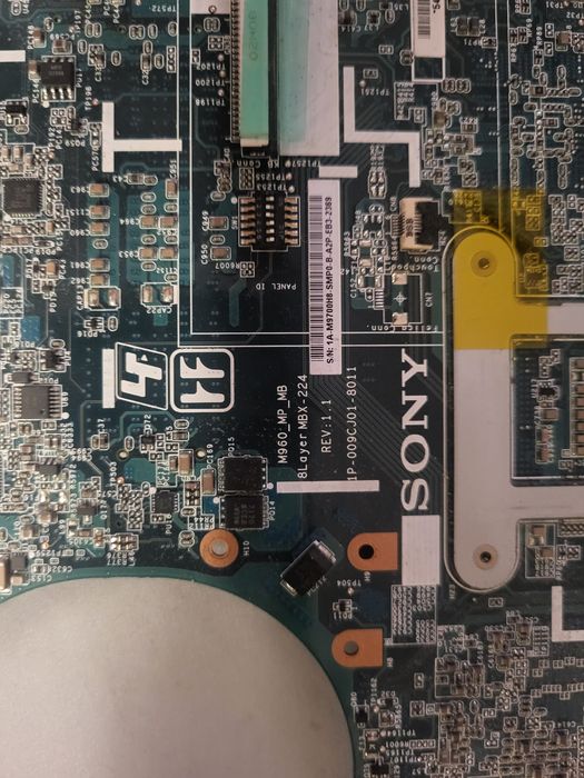 Sprzedam uszkodzona Płytę główna do Laptopa Sony Vaio PCG-71211M