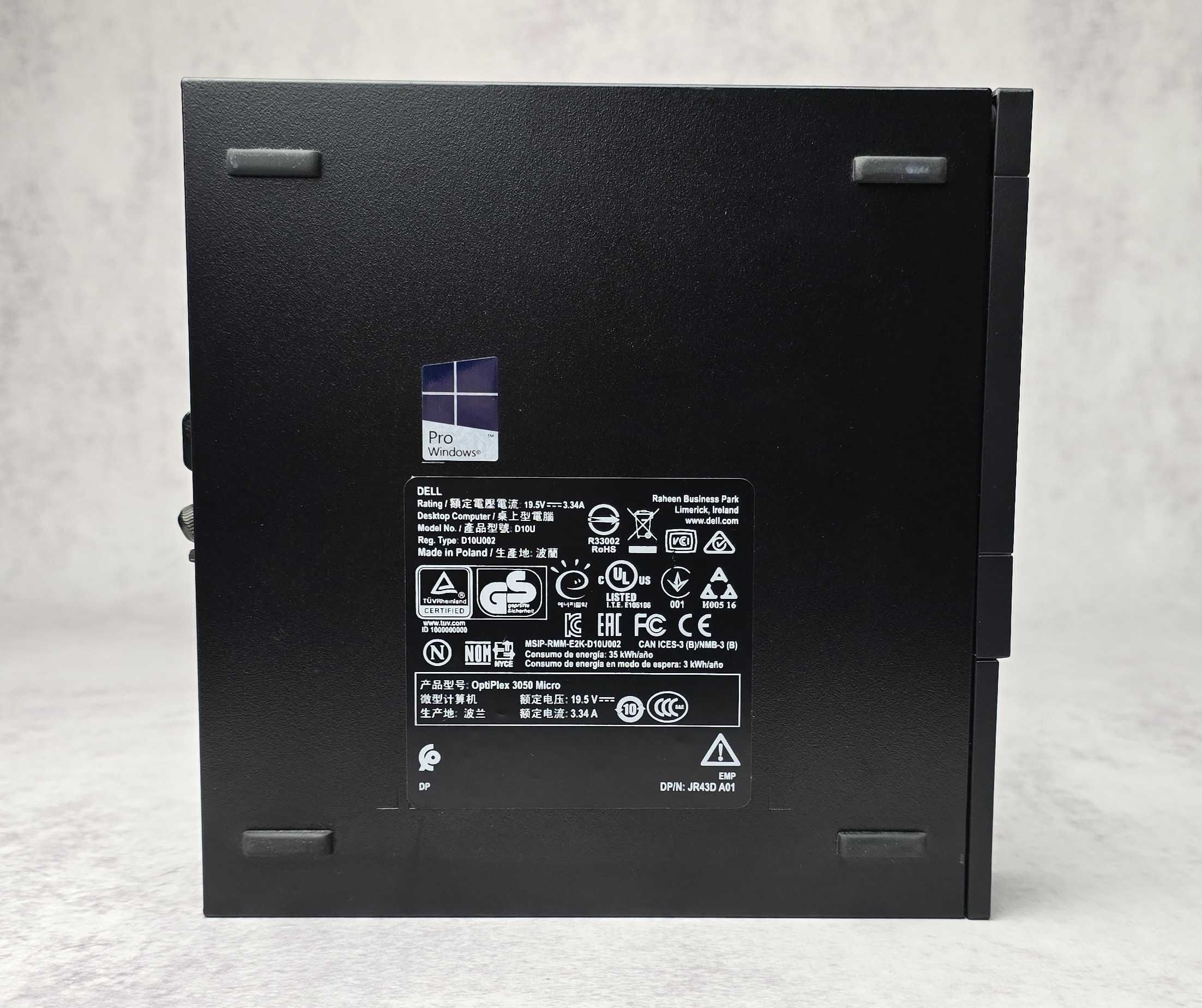 Комп'ютери Dell Optiplex 3050 Micro i5-7500t 8/256Gb Гарантія 12 міс