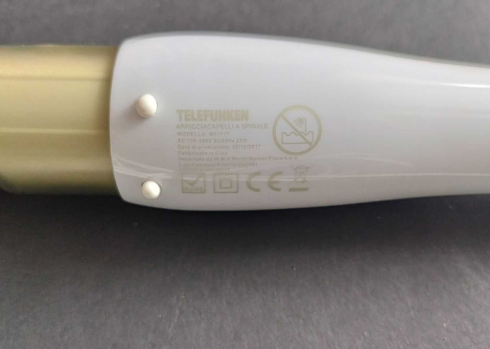 Spiralna lokówka do włosów Telefunken