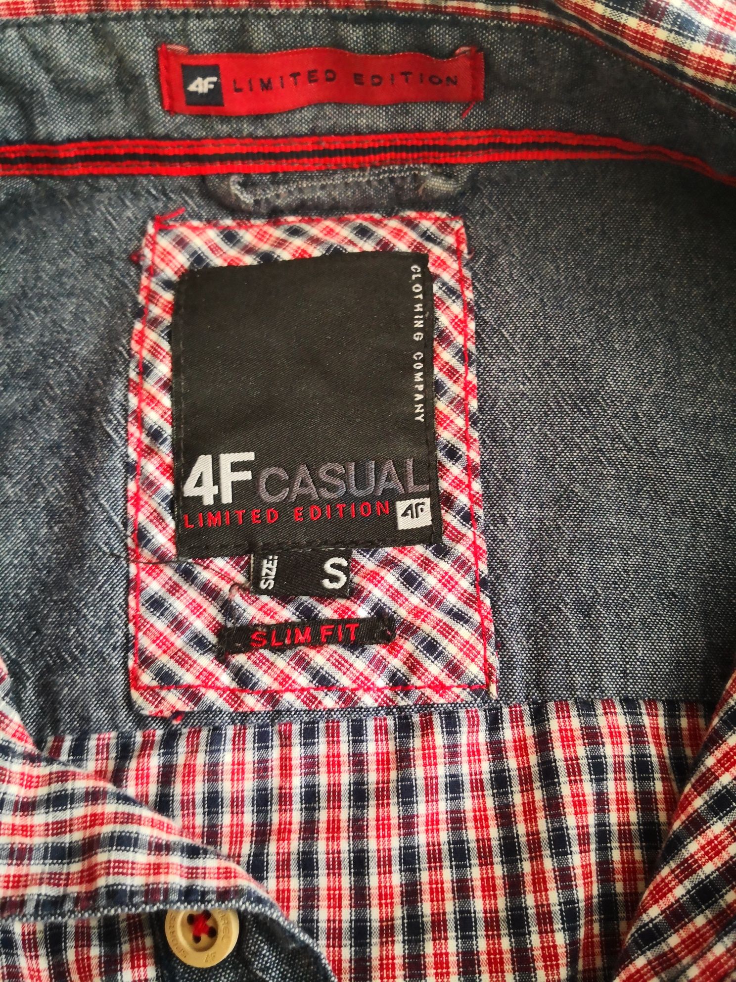 Koszula męska S, 4F Casual slim fit, piękna