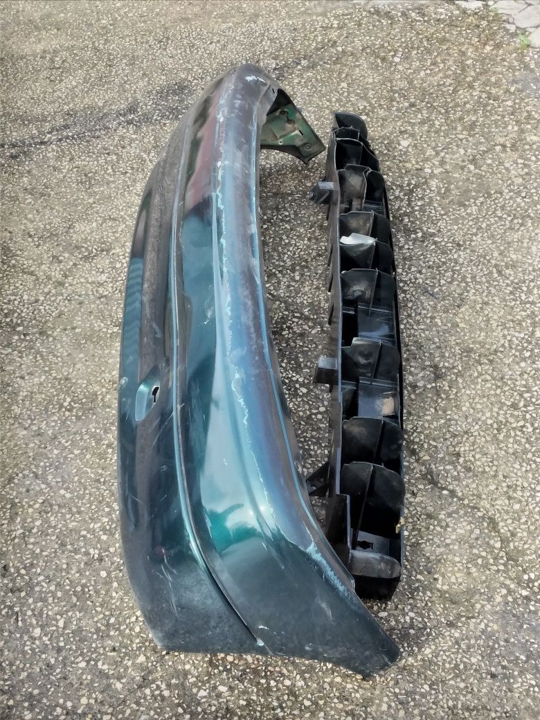 ParaChoques traseiro Trás Citroén Saxo Ano 1999 Cor Verde Com Reforço