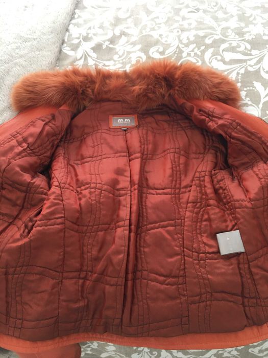 Casaco biker Maria.Miguel pele genuína n.38