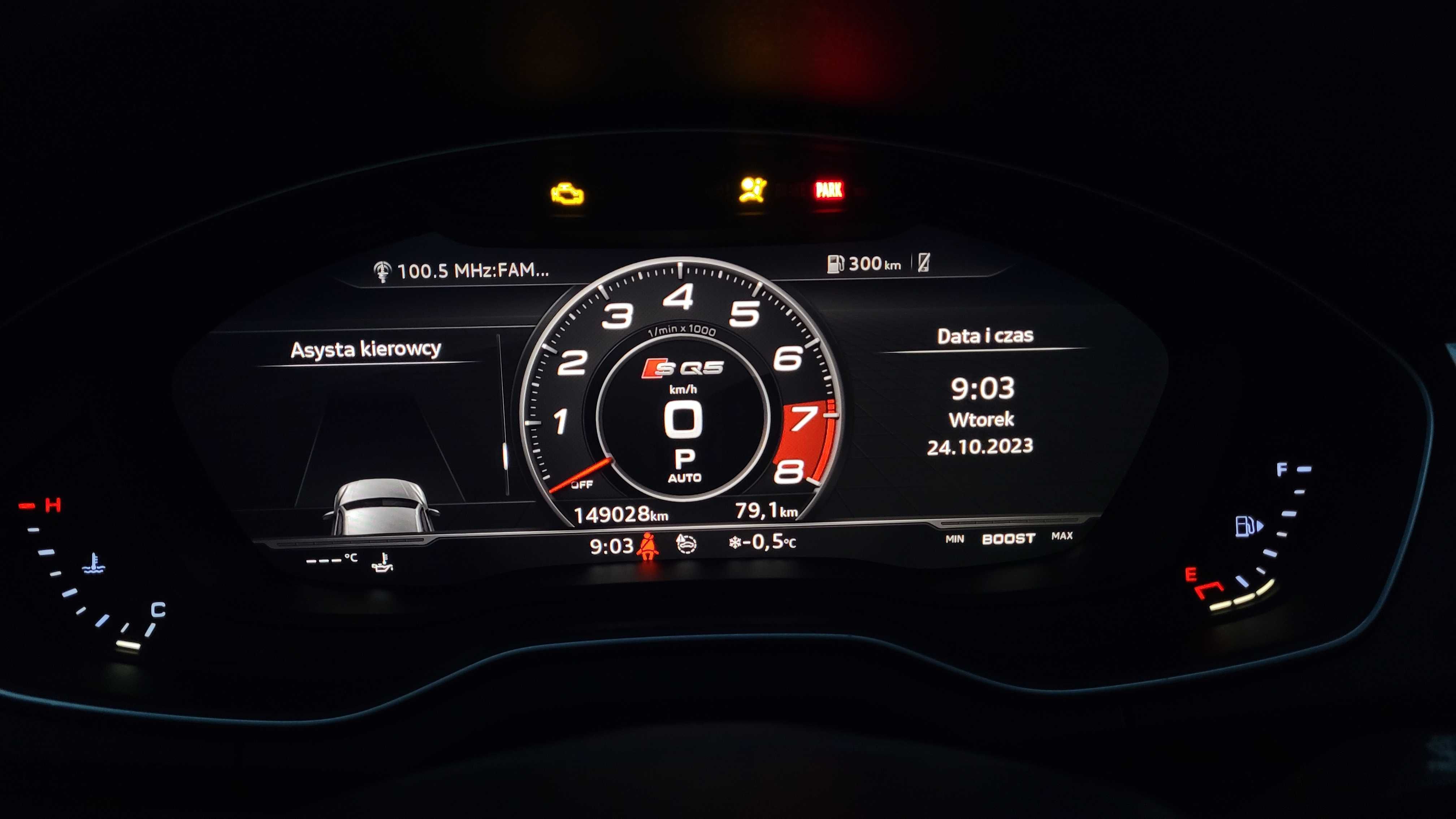 Audi A3 A4 A5 Q5 Q7 licznik Sport LAYOUT