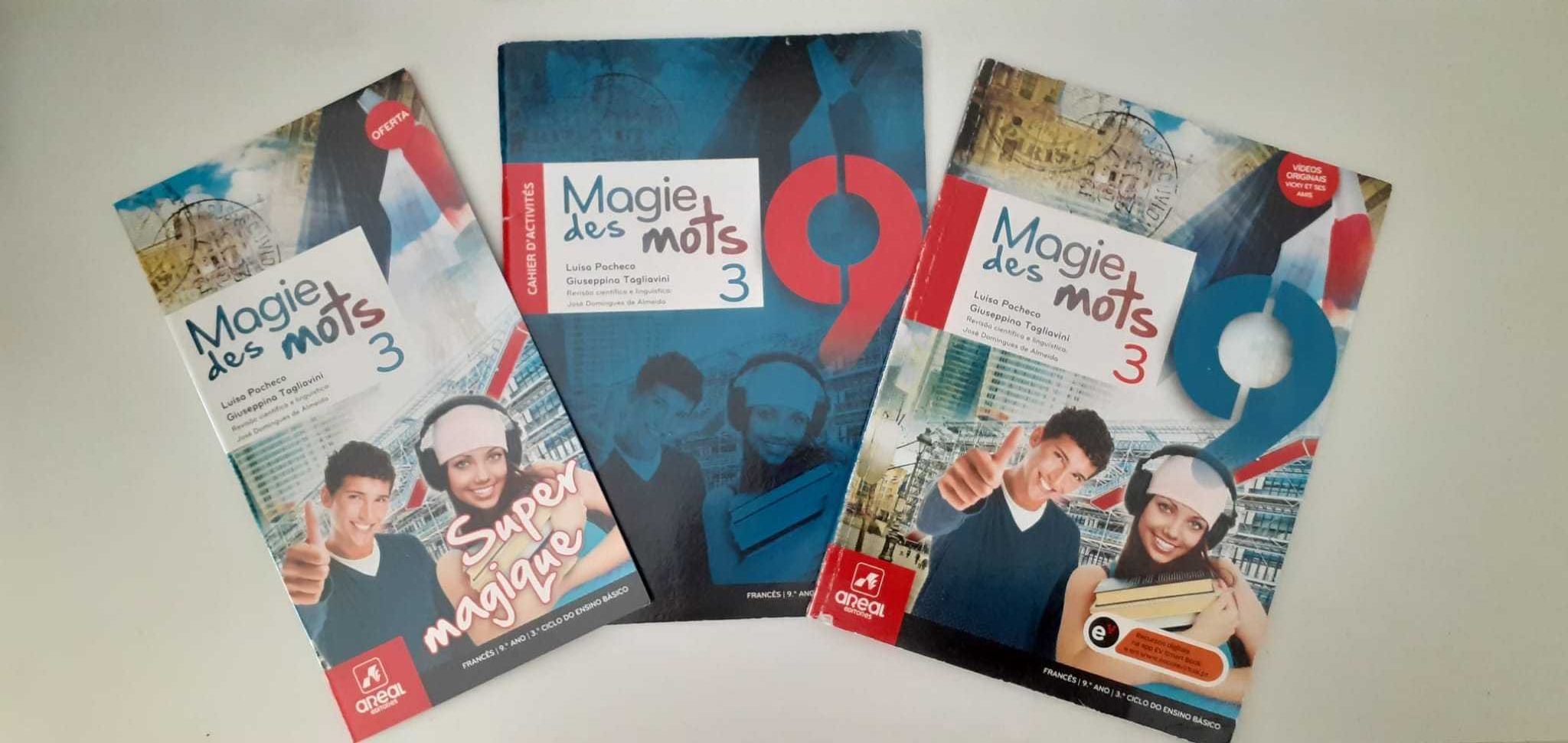 Manuais Francês 9º ano Magie des Mots - AREAL Editores