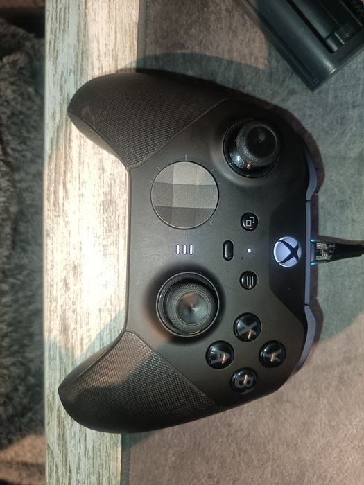comando xbox elite series 2 com caixa, joystick tmr
