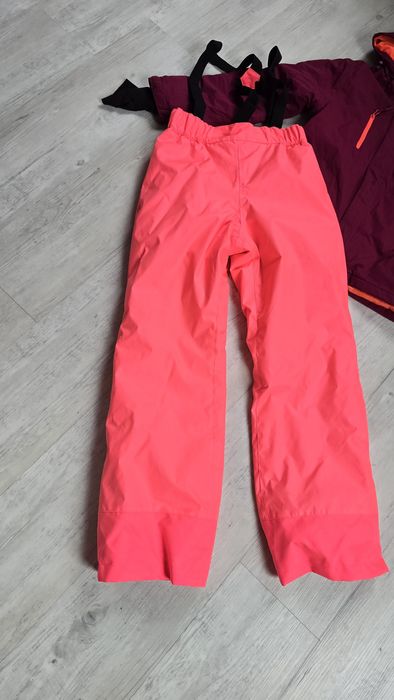 Kombinezon zimowy dziewczęcy rozmiar 146-152 kurtka spodnie zimowe na