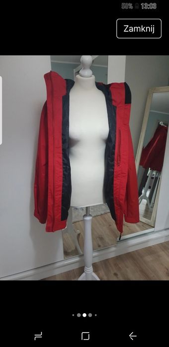 Kurtka czerwona roz. 42/XL