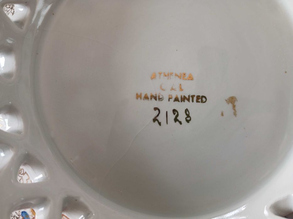 Fruteira e bomboniere em porcelana, antiguidades