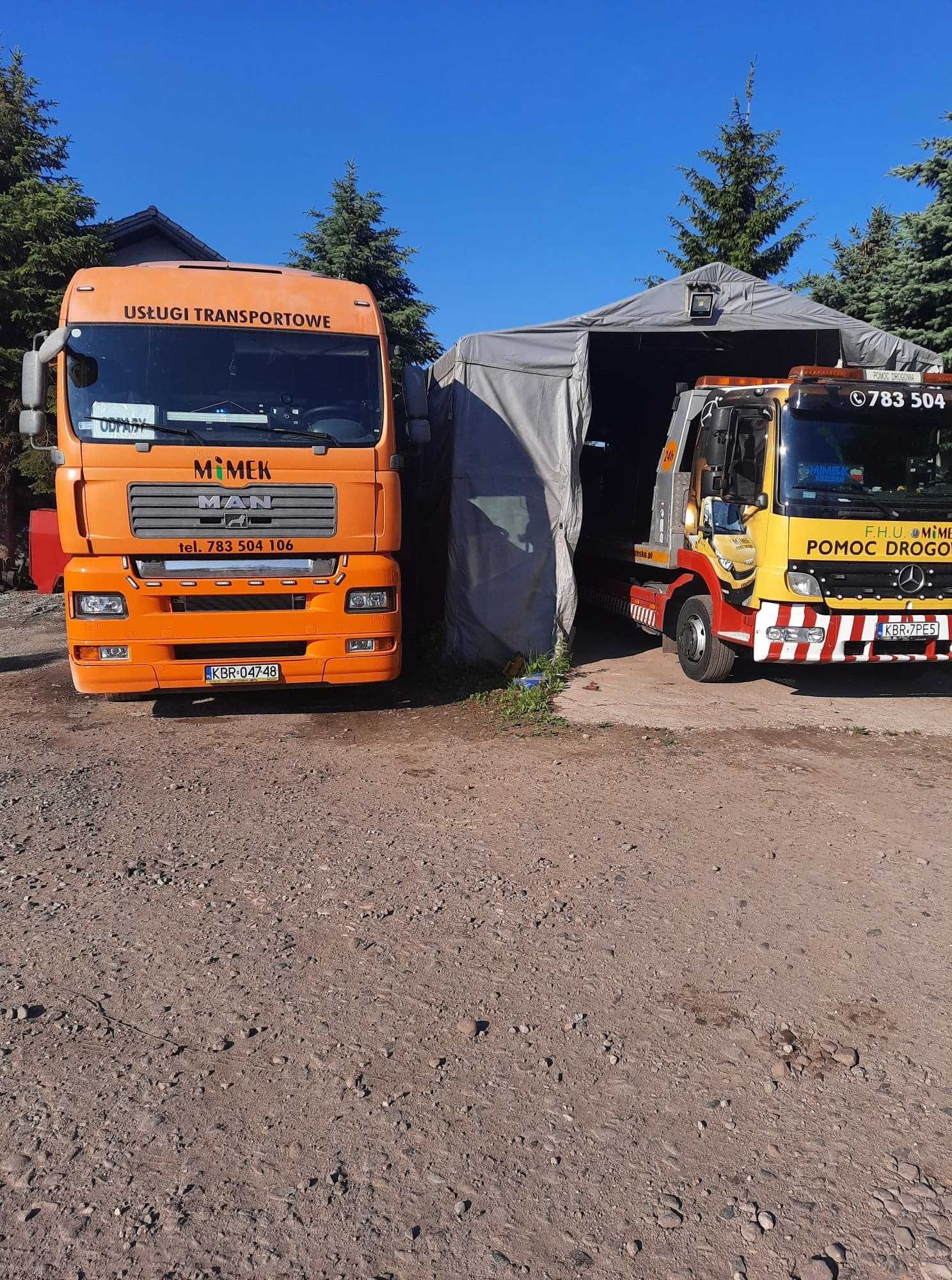 Pomoc Drogowa Brzesko Usługi transportowe   Skup złomu