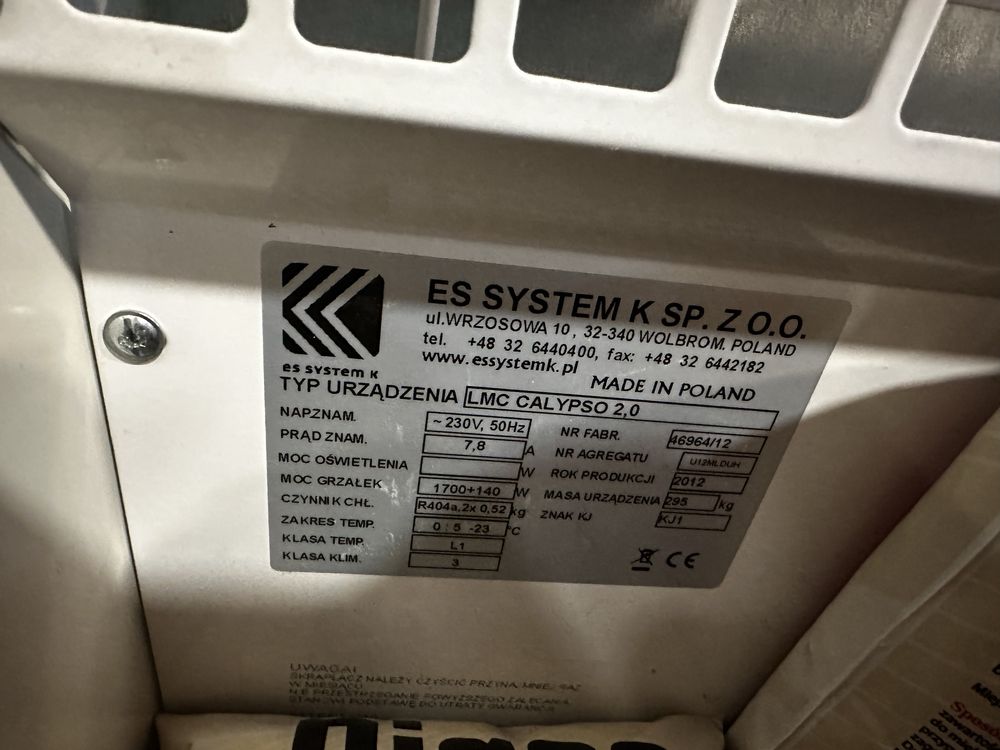 Boneta zamrażarka lada mroźnicza ES System K Calypso 2m