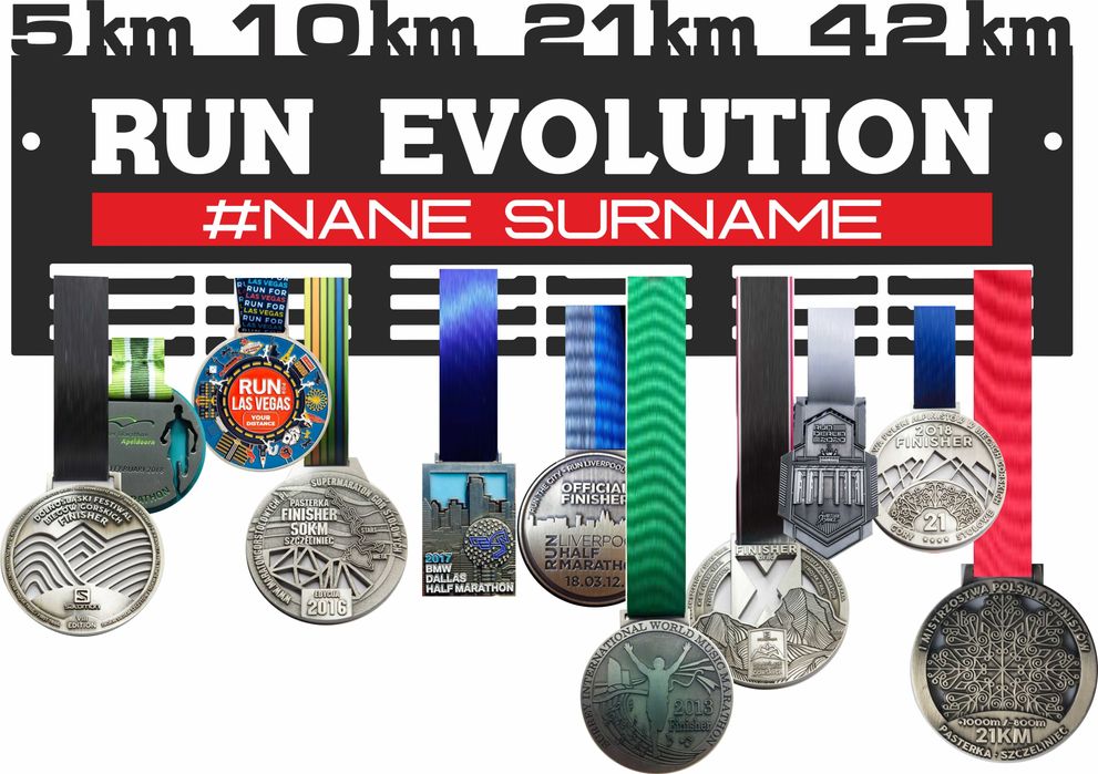 Медальница RUN Evolution (держатель для медалей, холдер)