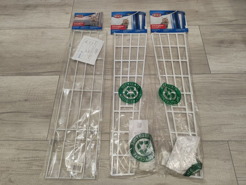 NOWE Trixie Kratka zabezpieczająca ochronna dla kota Komplet boki góra