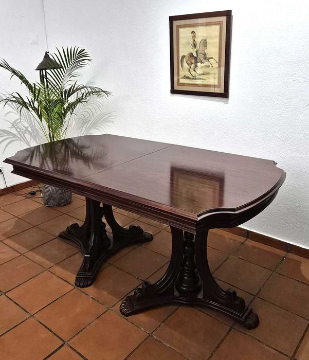 Mesa / Extensível / Clássica  / Madeira Maciça / Vintage / Movel