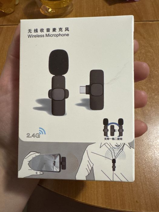 Універсальний бездротовий петличний мікрофон для Iphone