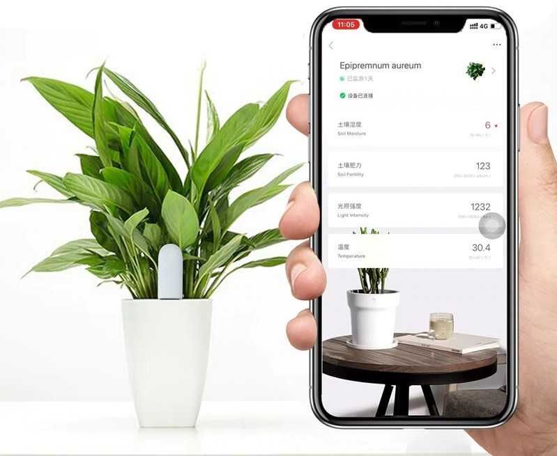 Czujnik monitor roślin Bluetooth Flower Care HHCC