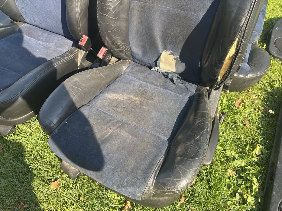 Komplet foteli pół skóra VW Passat B5 FL