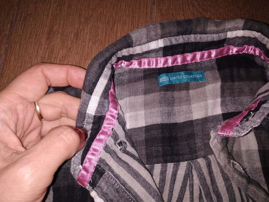 рубашка на девочку M&S размер 11-12 лет