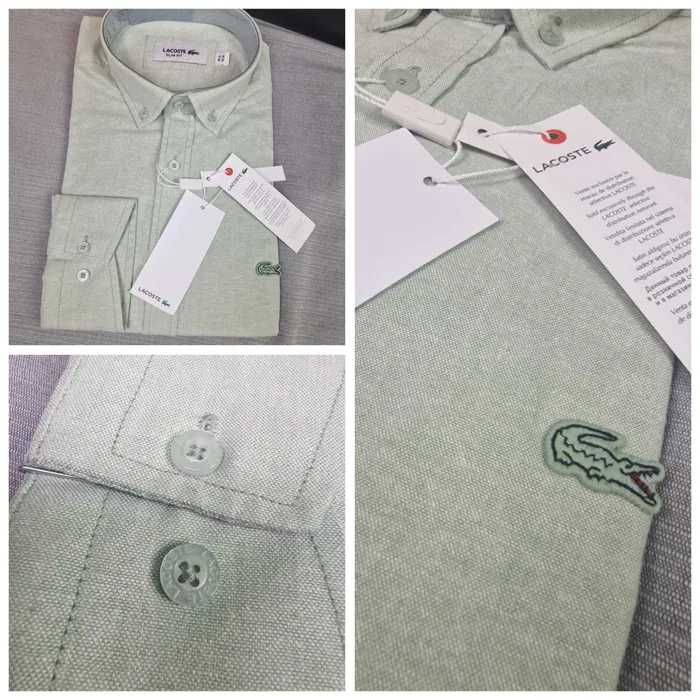 Koszula męska gładka Lacoste Armani Hugo Boss