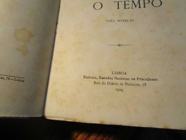 Augusto de Castro O amôr e o tempo novelas