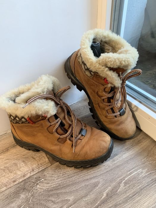 Ботинки шкіряні зимові Mida, 39 розмір