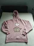 Pusheen różowa bluza z kapturem hoodie bez kieszeni kot kotek