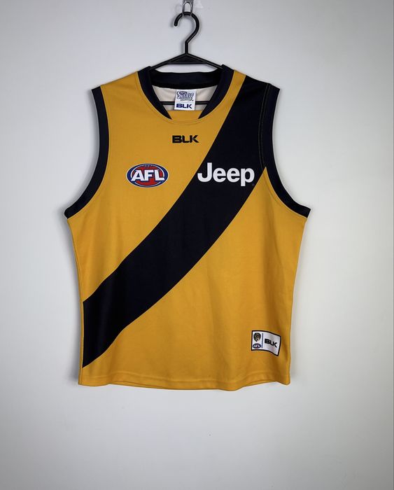 Richmond Tigers AFL Australian Football Jeep On Field BLK Jersey Vest