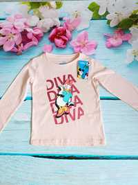 Bluzka różowa dla dziewczynki r.110,116,128,140 Disney Daisy NOWA !!!