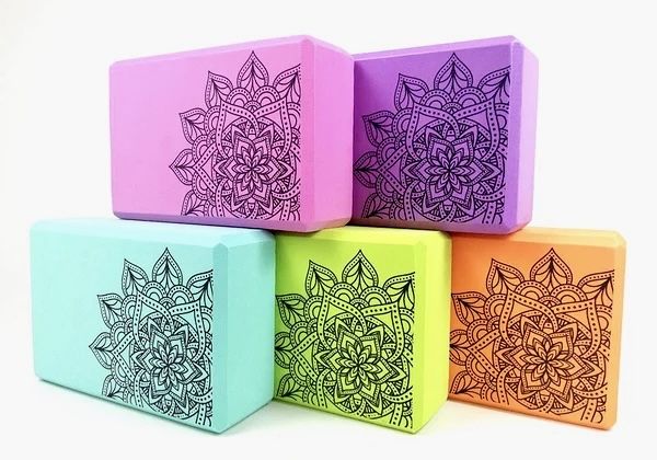 Йога-блок + ОПТ/ кирпич для йоги, растяжки, стречинга, йогаблок