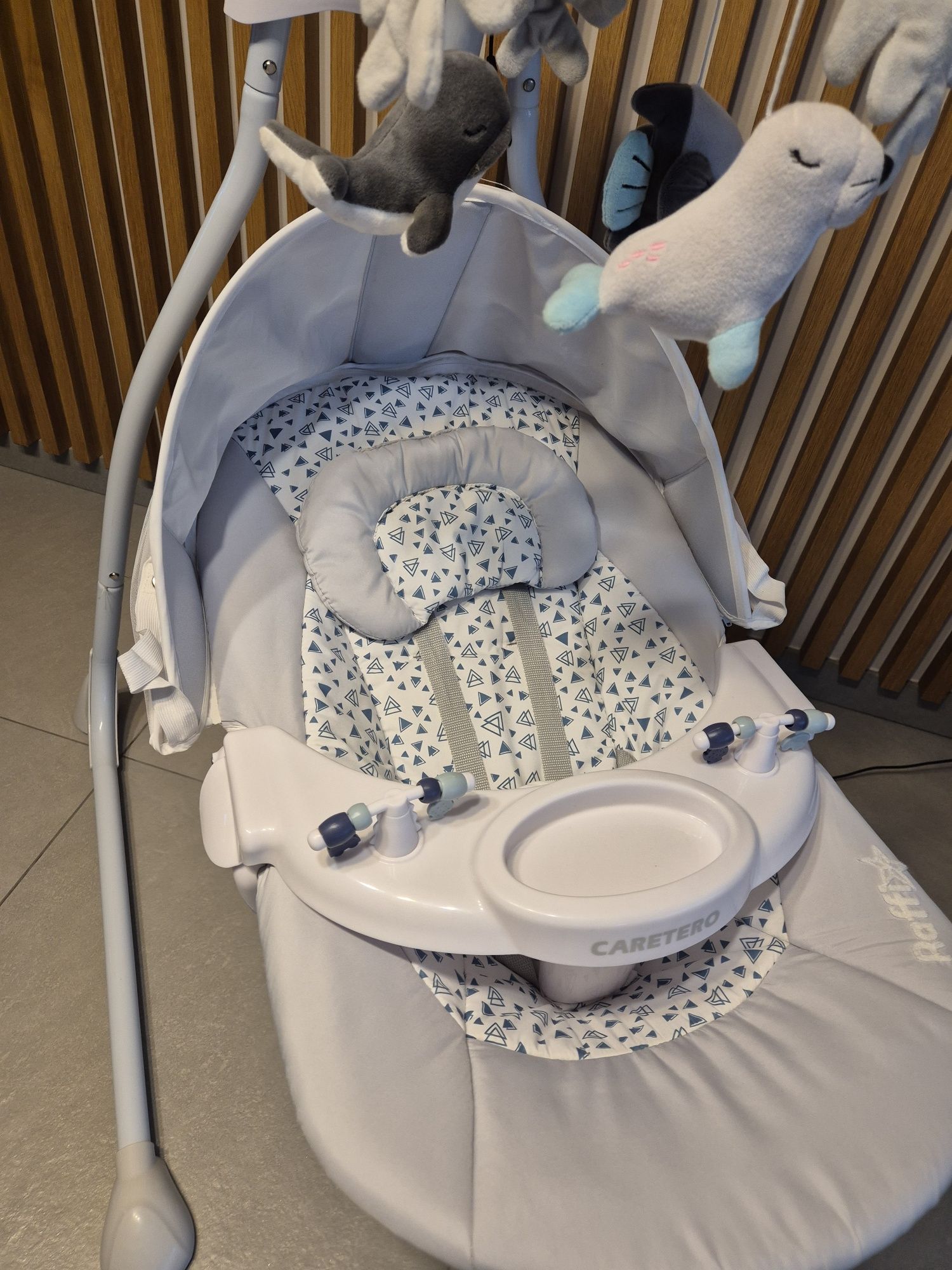 Huśtawka Caretero Raffi Grey jak nowa !
