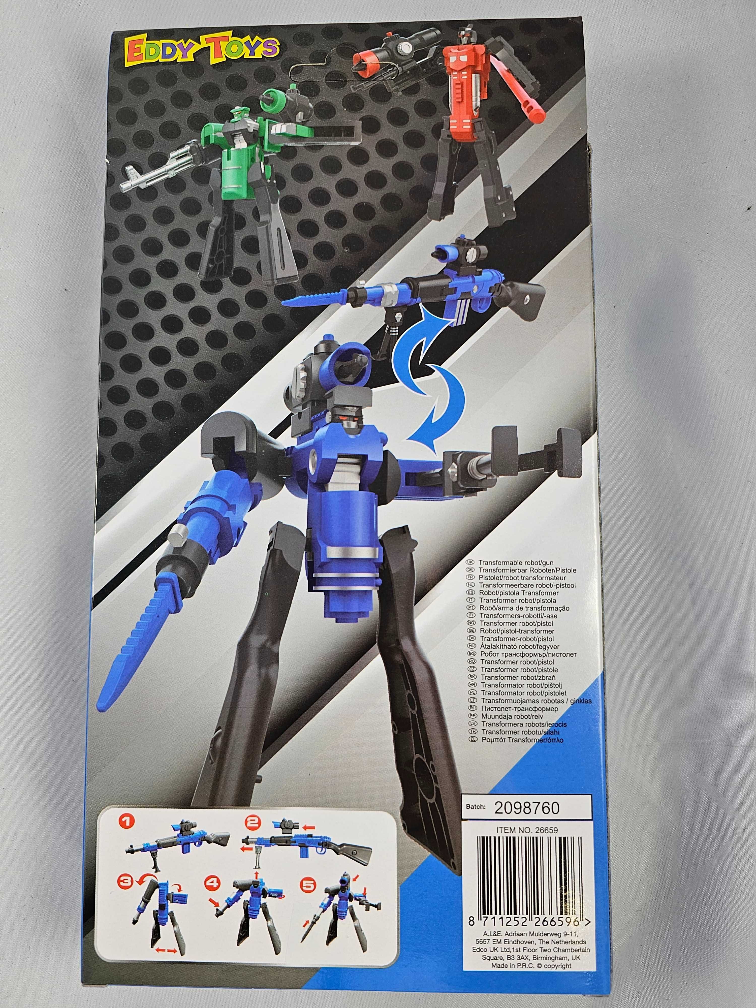Eddy Toys Robot Karabin Transformers Dla Dzieci Niebieski
