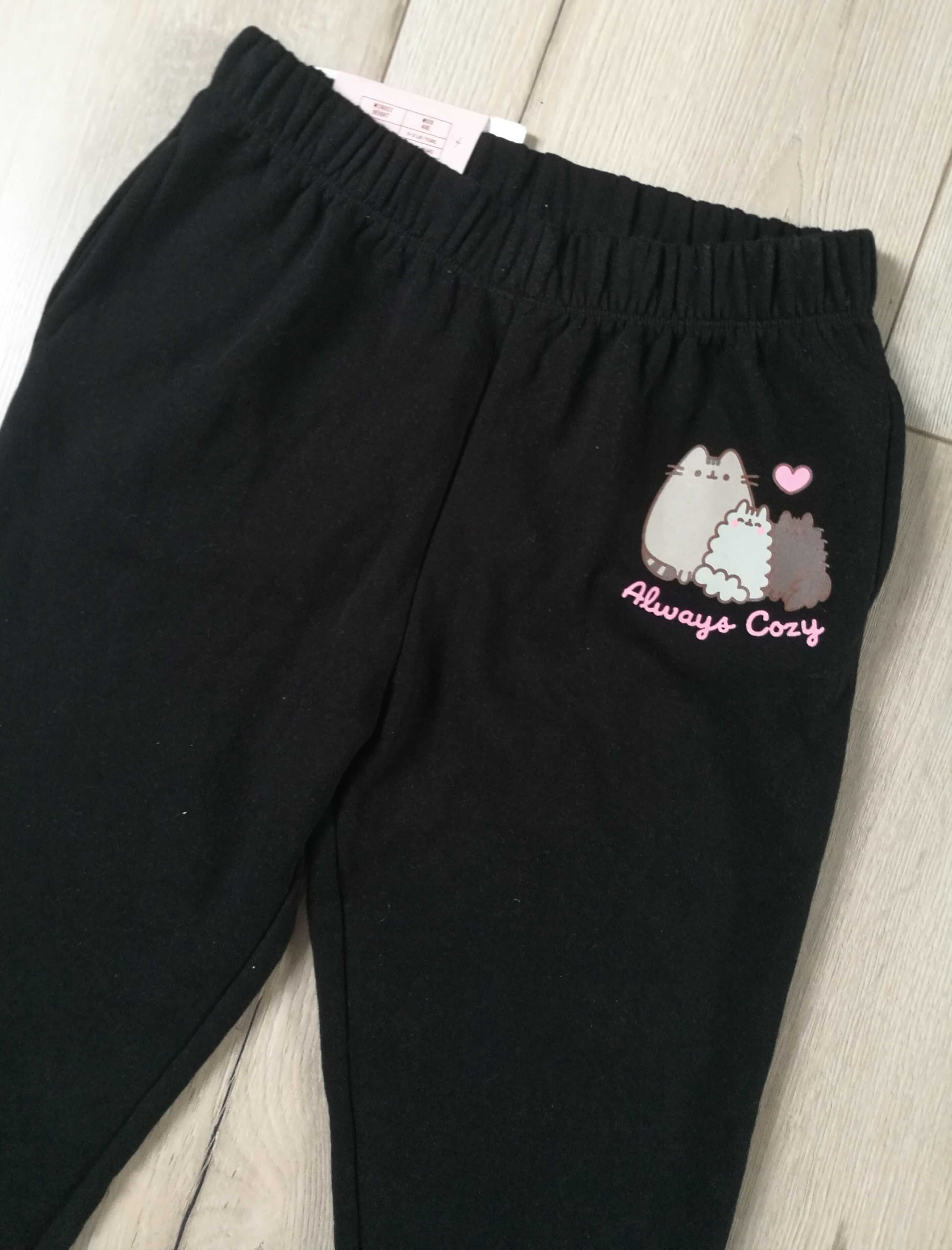 Nowe spodnie dresowe jogger PUSHEEN dziewczynka 158/164