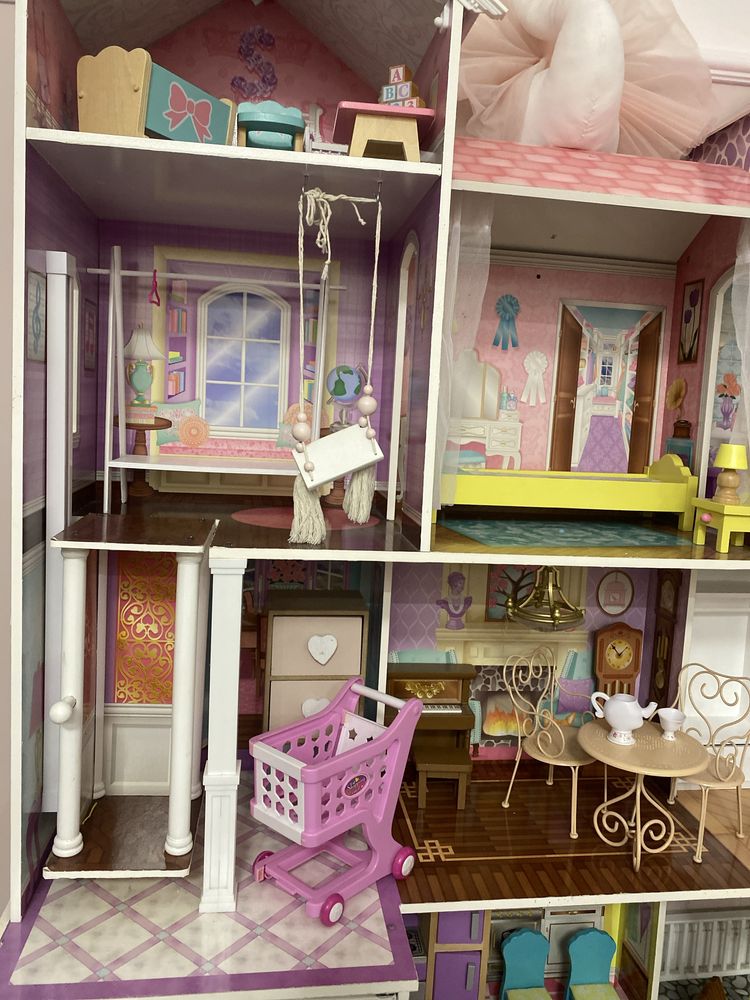 Domek dla lalek 134cm. Kidkraft country house winda garaz dzwięk