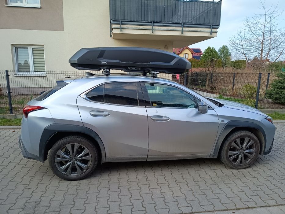 Box dachowy Kufer boks belki wynajem wypożyczenie Thule bagażnik rower