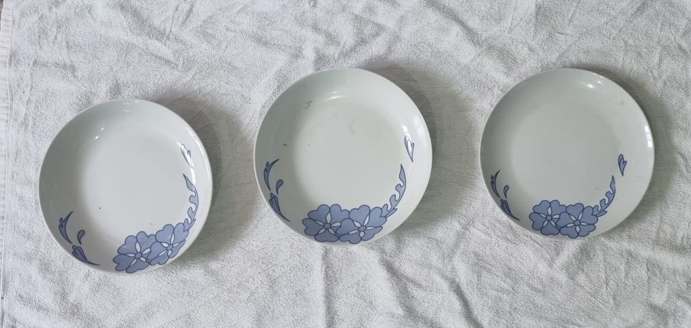 Conjunto de 3 pratos 2 de Soupa e 1 Raso