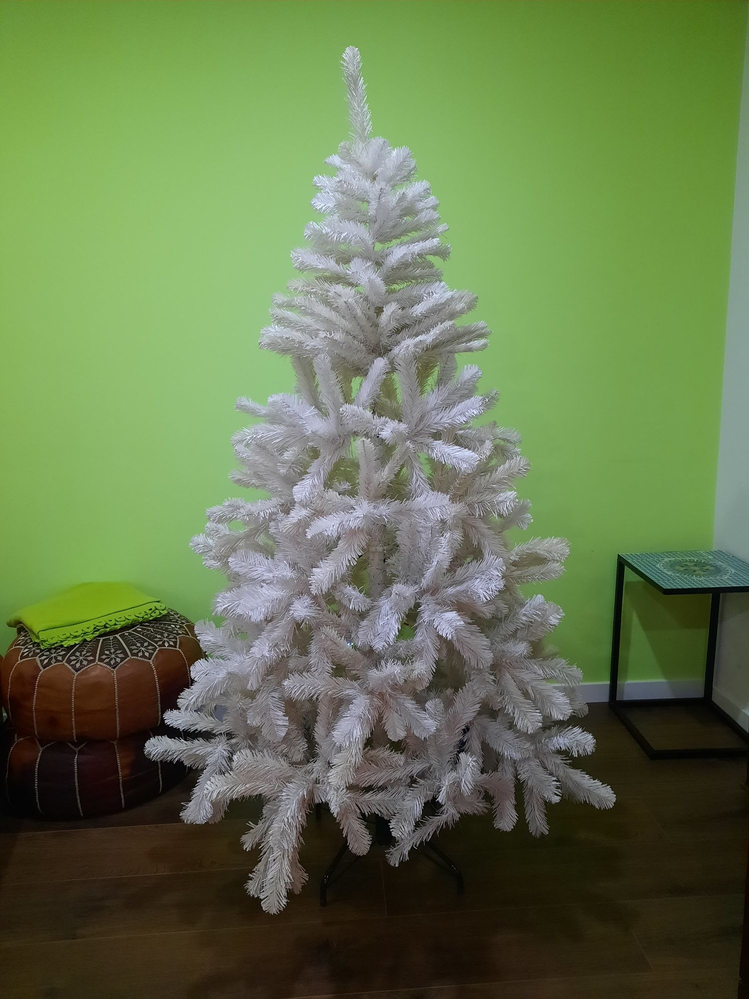 Árvore de Natal 180cm branca artificial