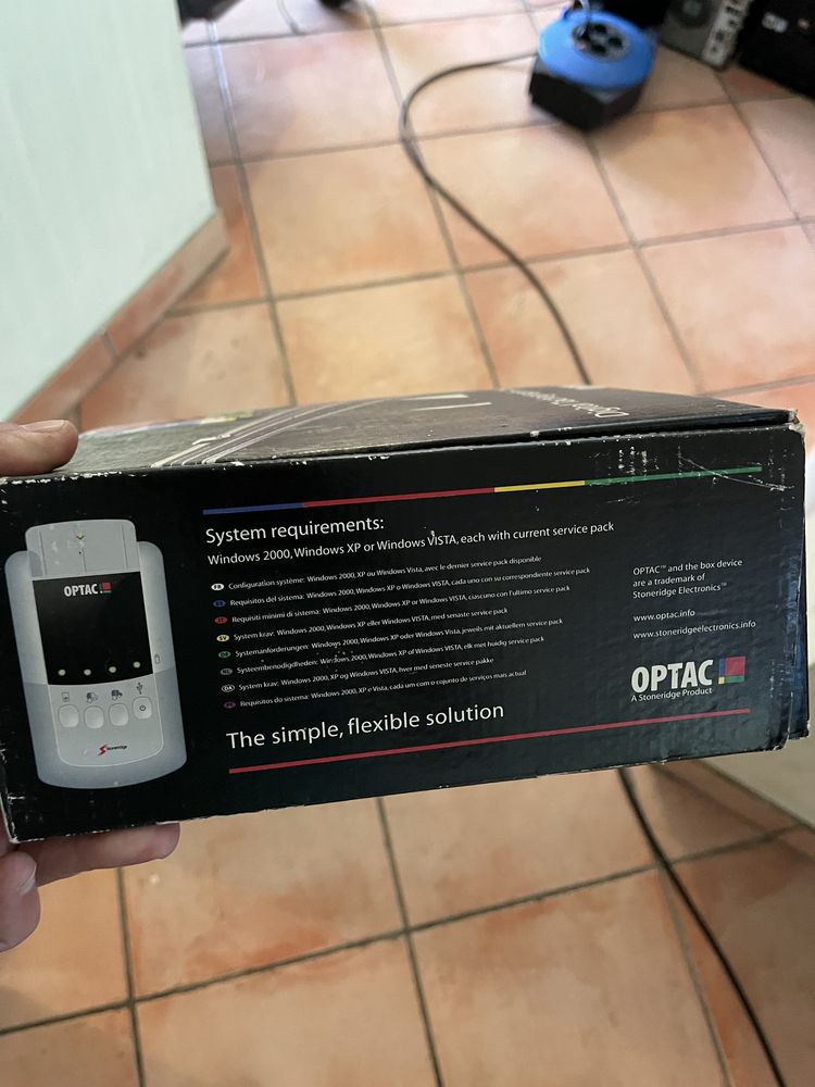Descarga de tacógrafo
