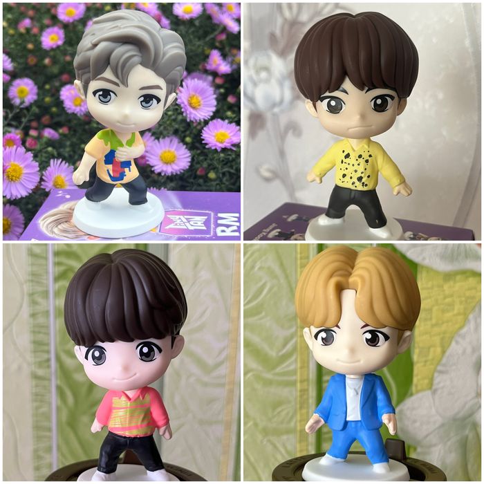 Happy meal BTS McDonalds 4 вида Tinytan k-pop