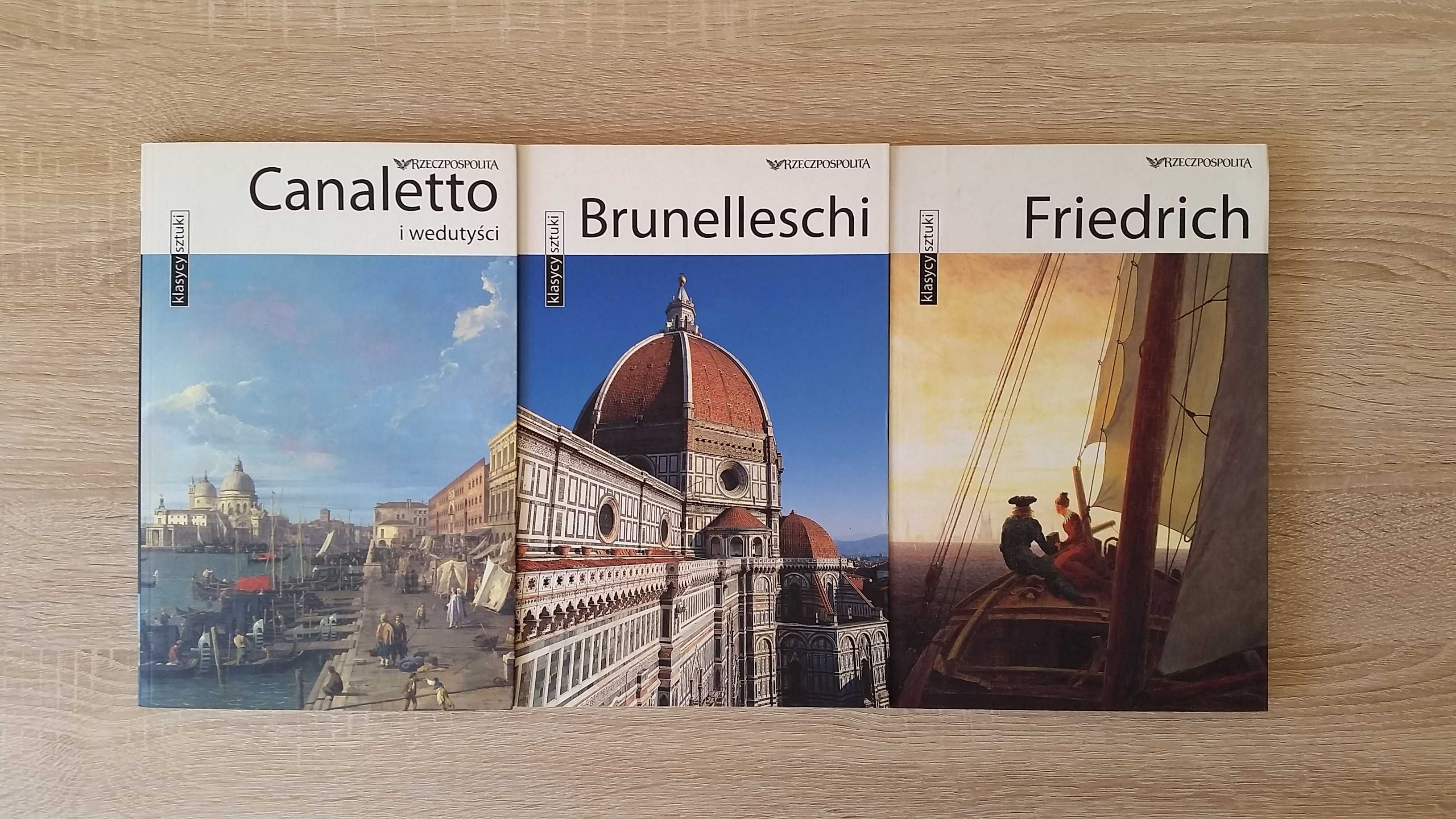 Klasycy sztuki - Canaletto , Brunelleschi , Friedrich